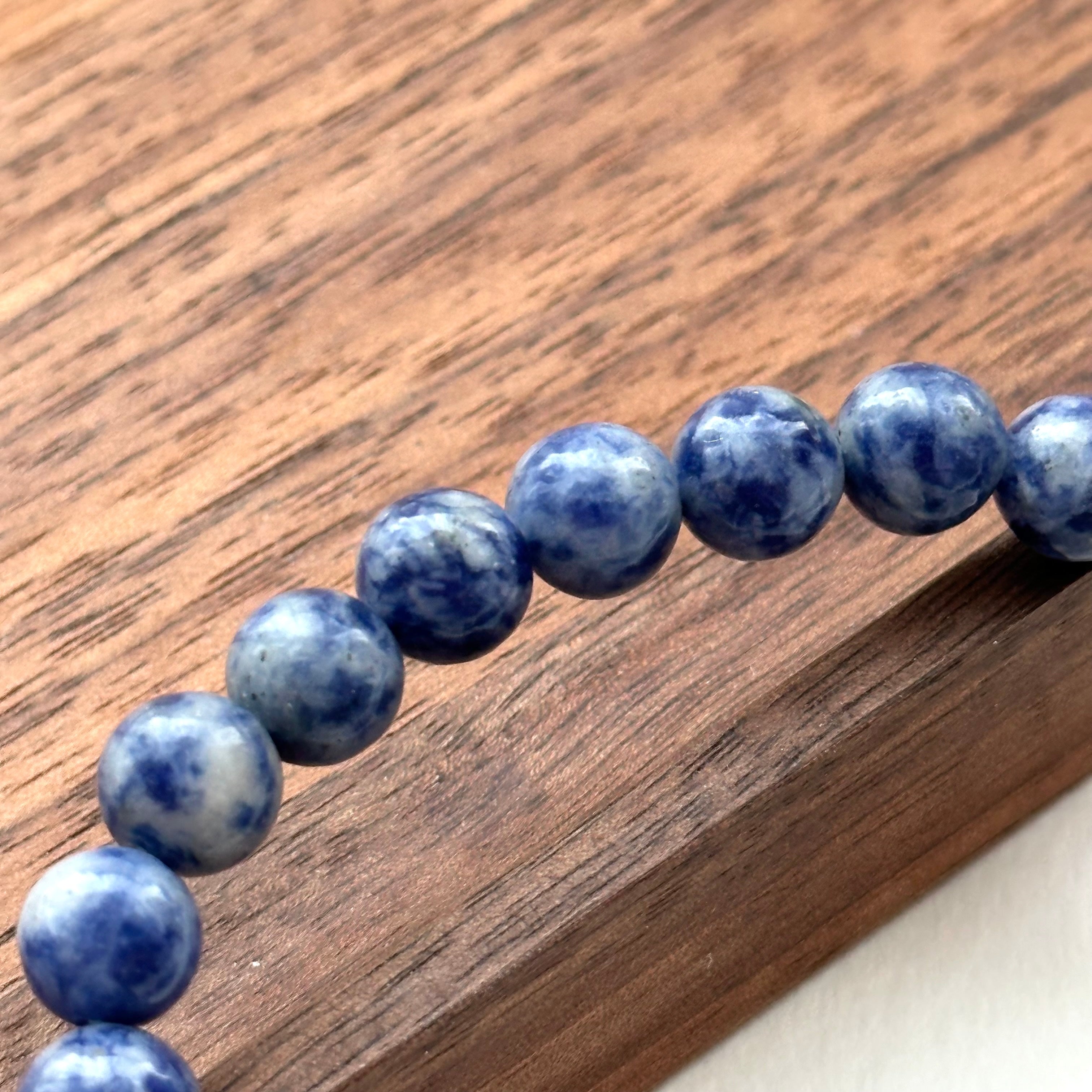 BS154 [Clarify Yourself] Blue Stone Simple Gold-plated Bracelet