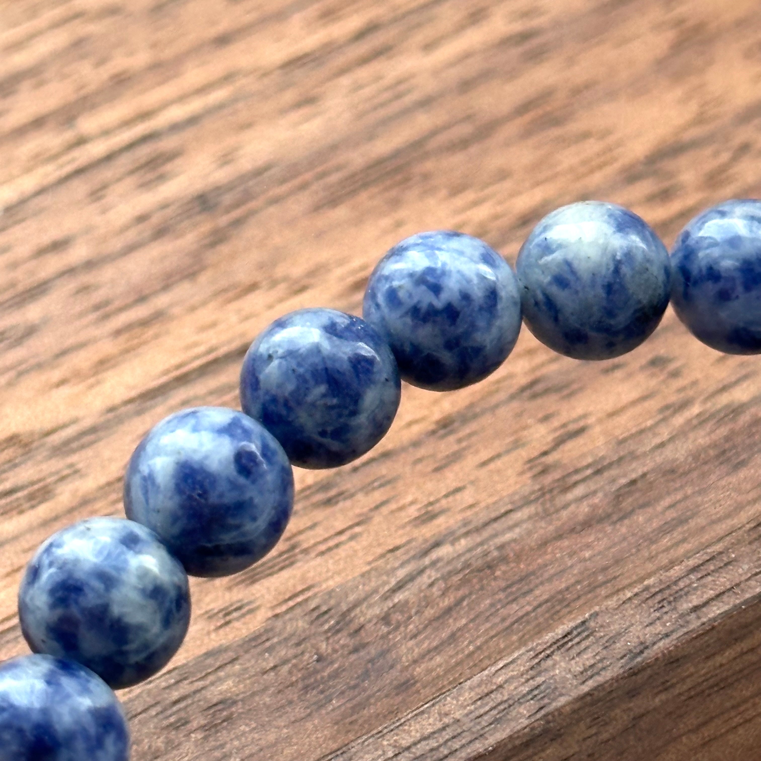 BS157 [Clarify Yourself] Blue Stone Simple Silver-plated Bracelet