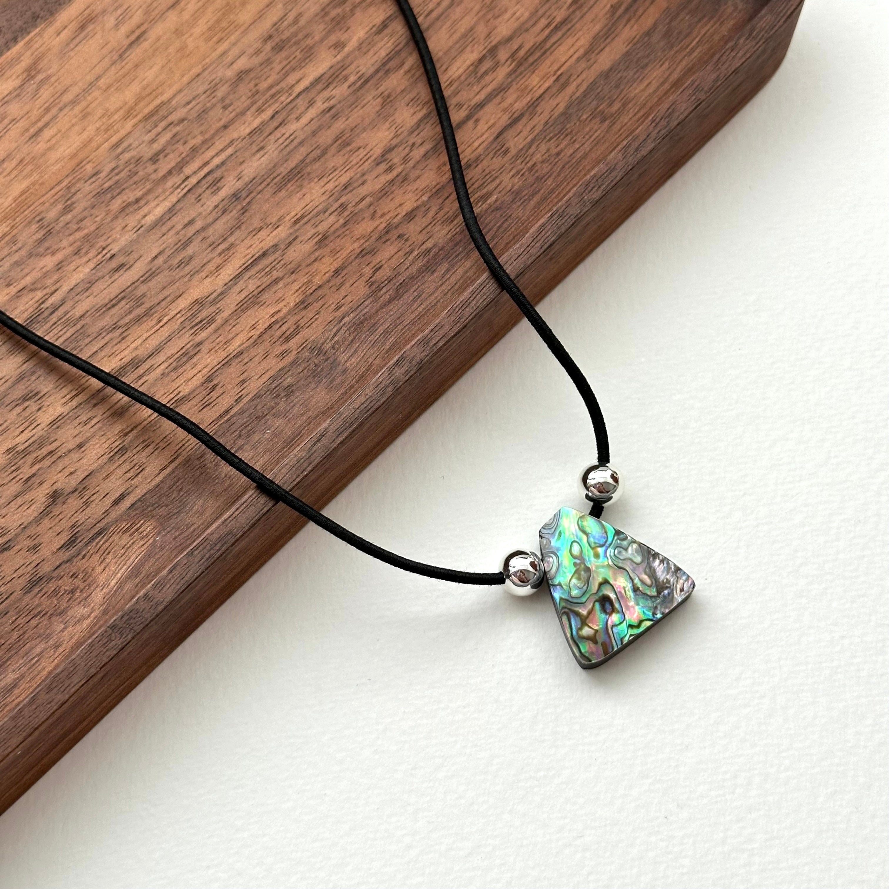 N23 [Happy Shell] Shell Four-corner Silver-plated Necklace