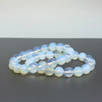 B34 【天秤天蠍座|10月】蛋白石純珠手鏈手串