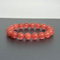 B43 Watermelon Stone Pure Bead Bracelet