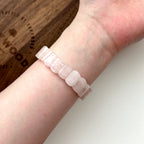 【微瑕疵福利品 | 天秤天蠍座|10月】粉晶輕手排 B79