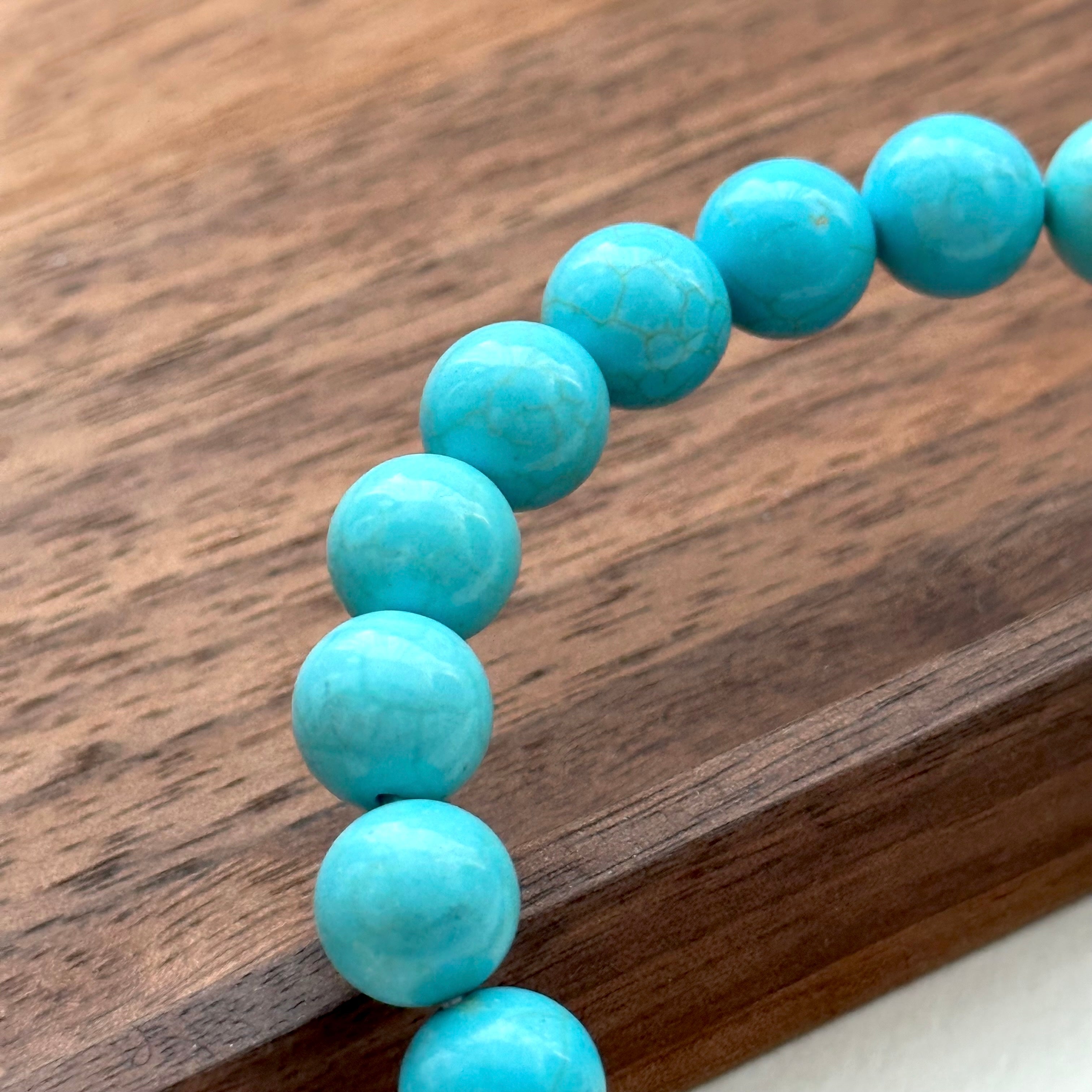 BS183 [Sagittarius Capricorn | December Birthday] Blue Turquoise Strawberry Crystal Silver-plated Bracelet