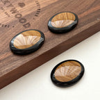 TS9【畢加索沉積岩｜一圖一物】橢圓塊圖畫石黑碧石