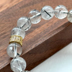 BS188 【天蠍射手座|11月】黑髮晶黃水晶鍍金手鏈手串