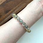 BS188 【天蠍射手座|11月】黑髮晶黃水晶鍍金手鏈手串