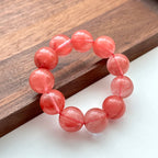 B43 Watermelon Crystal Bead Bracelet