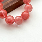 B43 Watermelon Crystal Bead Bracelet