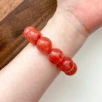 B43 Watermelon Crystal Bead Bracelet