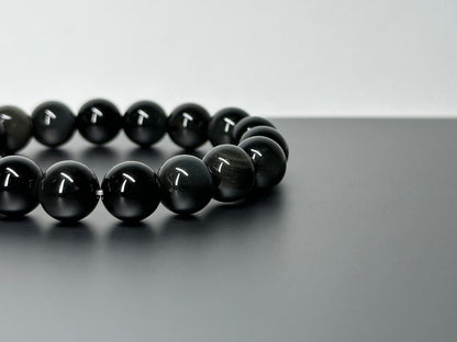 B42 黑曜石手鏈手串 Obsidian Bracelet