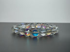 B51 [Blue Moon Glass] Moon Glass Stone Pure Bead Bracelet
