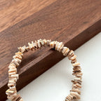 BS201 [Stone of Wisdom] Green Fluorite Sheet Bracelet