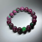 B15 Ruby and Emerald Pure Bead Bracelet