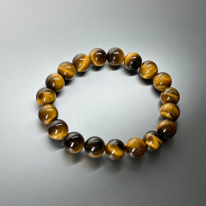 B35 虎眼石 • 黃 手鏈手串 Yellow Tiger-Eye Bracelet