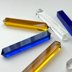 TS12【原石|琉璃柱】白藍黃琉璃擺設