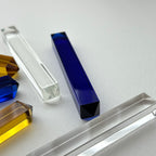 TS12【原石|琉璃柱】白藍黃琉璃擺設