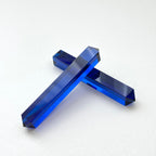 TS12【原石|琉璃柱】白藍黃琉璃擺設