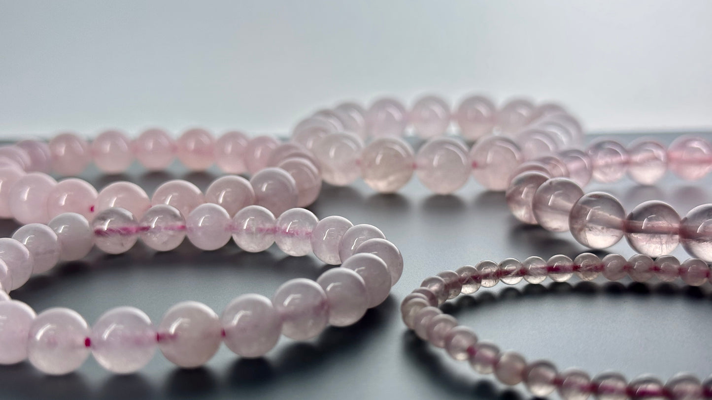 B14 粉晶手鏈手串 Rose Quartz Bracelet