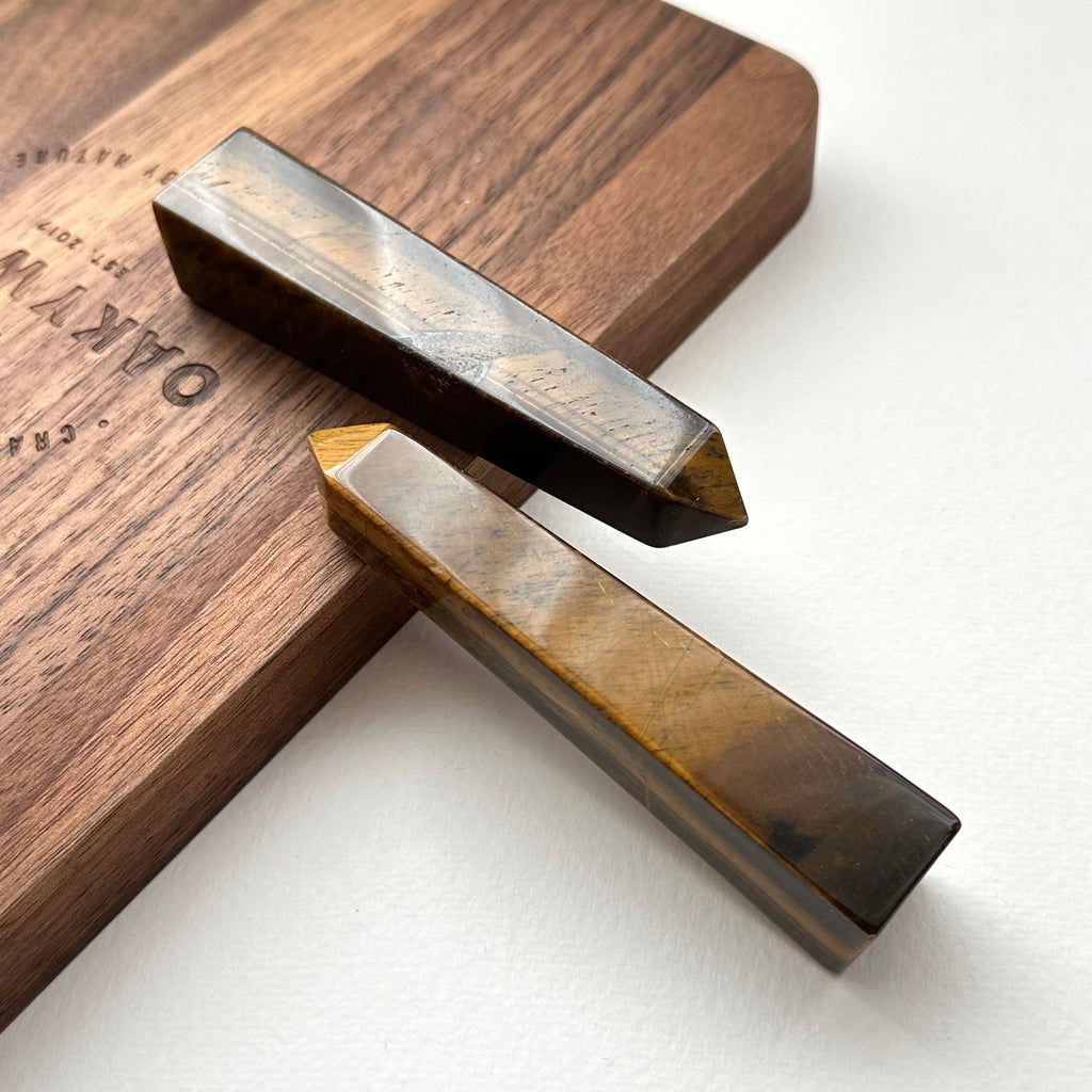 TS15【巨蟹獅子座|7月】黃虎眼長四角水晶柱