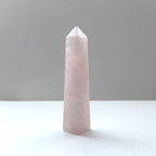 TS18【天秤天蠍座|10月】粉晶長六角水晶柱 辦公室或家中療癒 招桃花