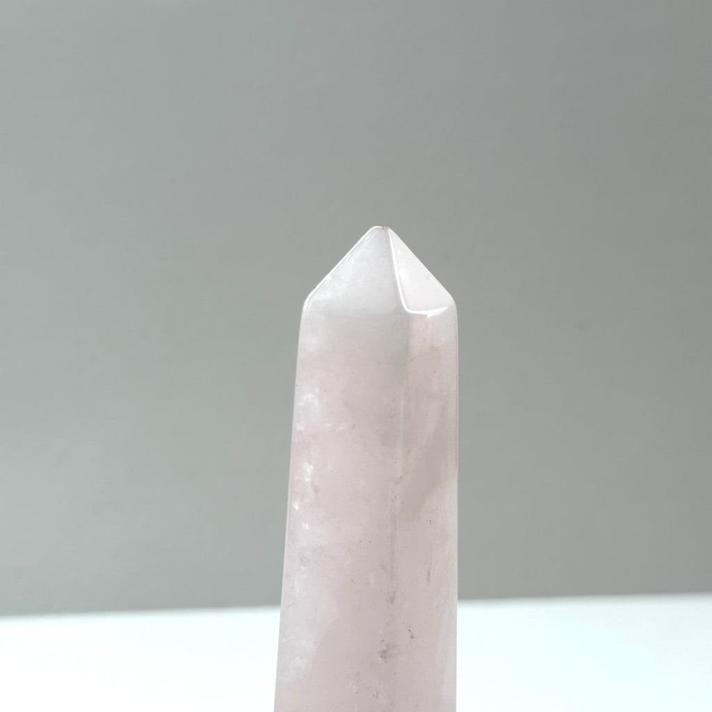 TS18【天秤天蠍座|10月】粉晶長六角水晶柱 辦公室或家中療癒 招桃花