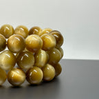 B33 Golden Tiger's Eye Pure Bead Bracelet
