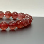 B22 Strawberry Crystal Pure Bead Bracelet