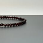 B13 Garnet Pure Bead Bracelet