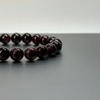 B13 Garnet Pure Bead Bracelet