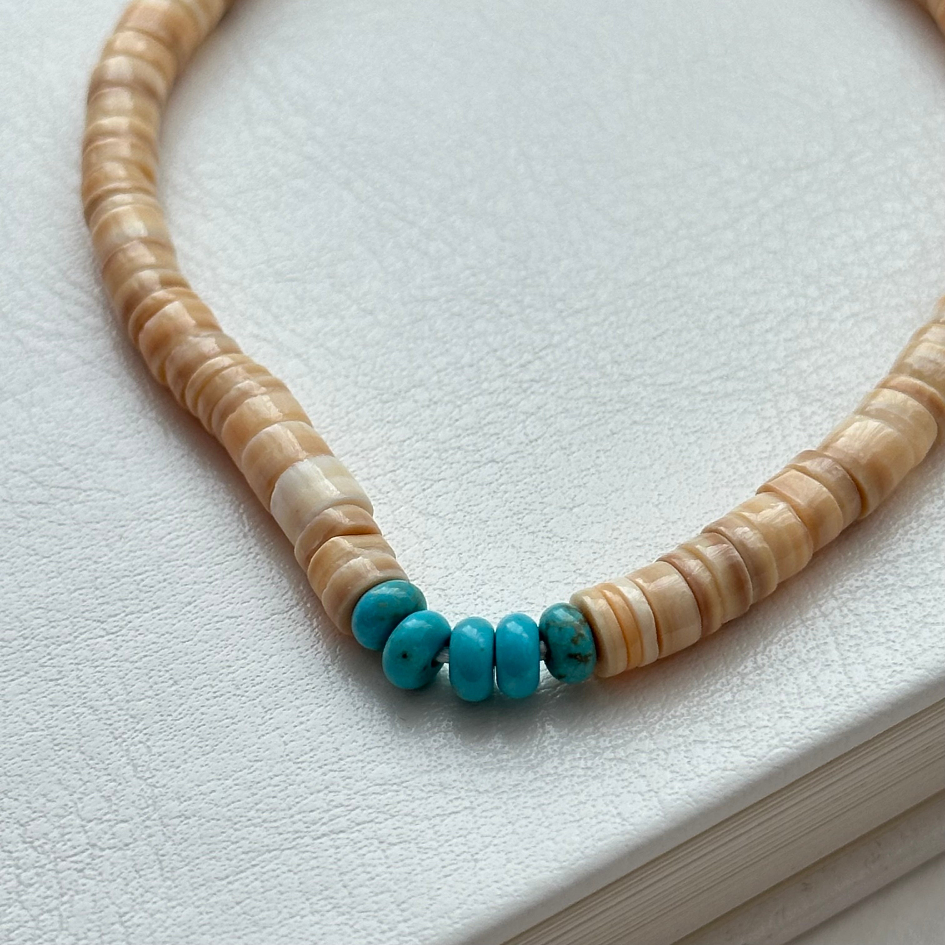 BS224 [Lucky Courage] Shell Turquoise Bracelet