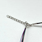 N59【天秤天蠍座|10月】粉晶|彩銅線鍍銀|頸鏈項鏈