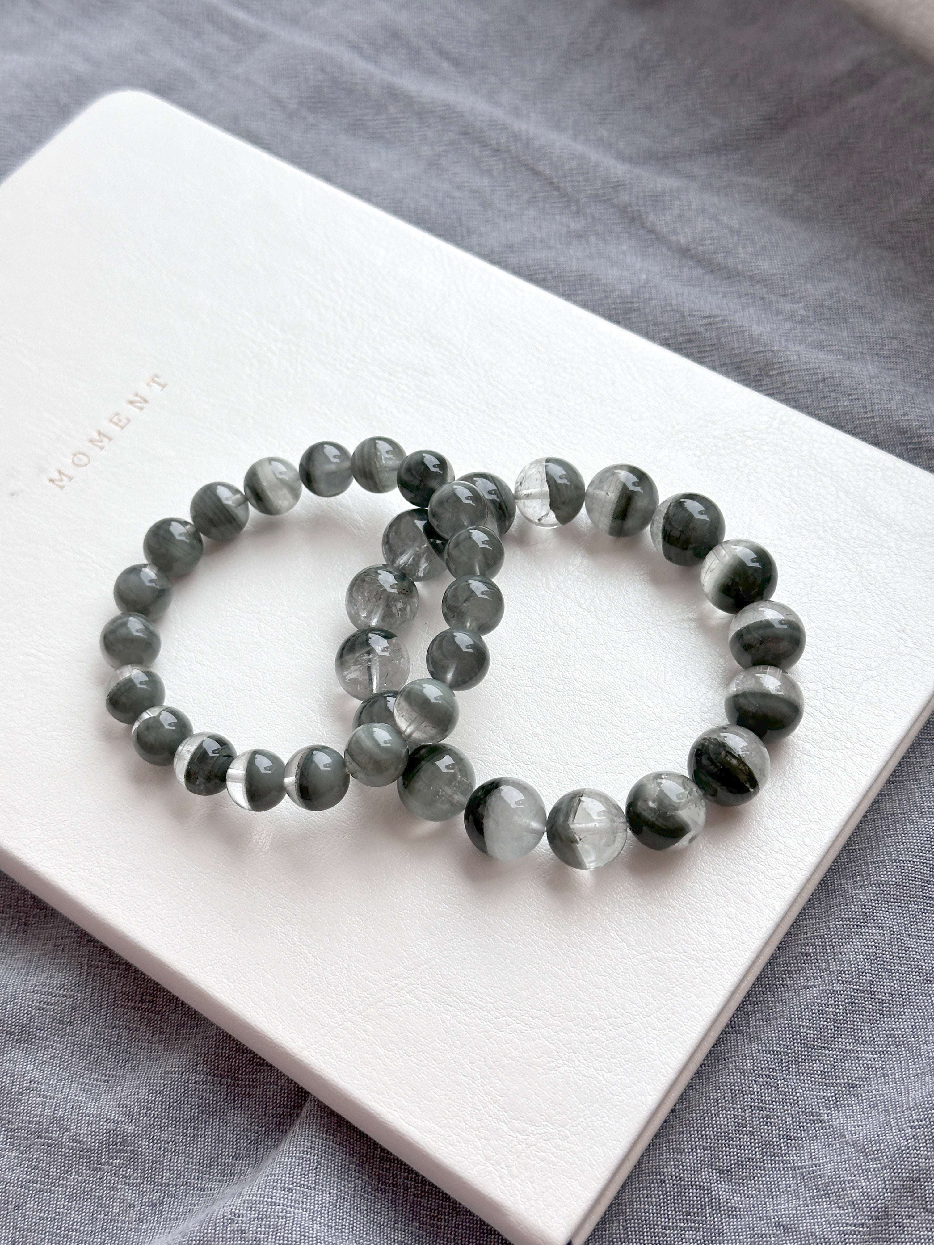 B39 綠幽靈頂級聚寶盆純珠手鏈手串