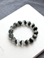 B39 綠幽靈頂級聚寶盆純珠手鏈手串