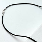 N65 [Peace] Rhodochrosite | Safety Buckle | Silver Plated | Necklace