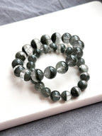 B39 綠幽靈頂級聚寶盆純珠手鏈手串