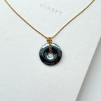 N68 [Protection and Implementation] Hematite | Safety Buckle | Gold Plating | Necklace