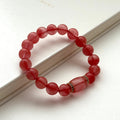 BS227 Watermelon Stone Classic Ring 18K Gold Plated Bracelet