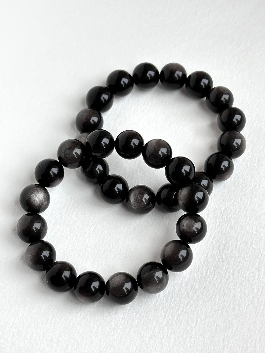 B36 銀曜石手鏈手串