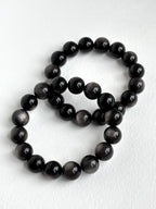 B36 銀曜石手鏈手串