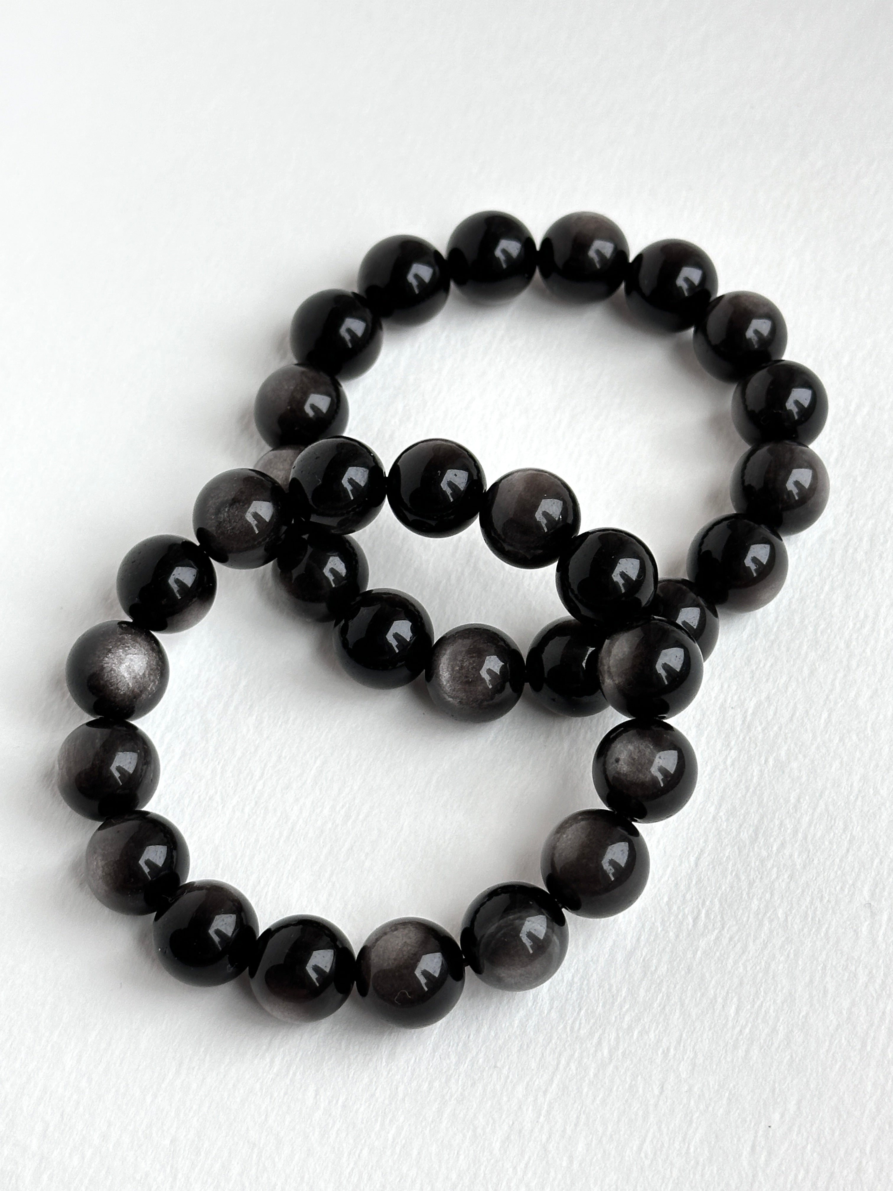 B36 銀曜石手鏈手串