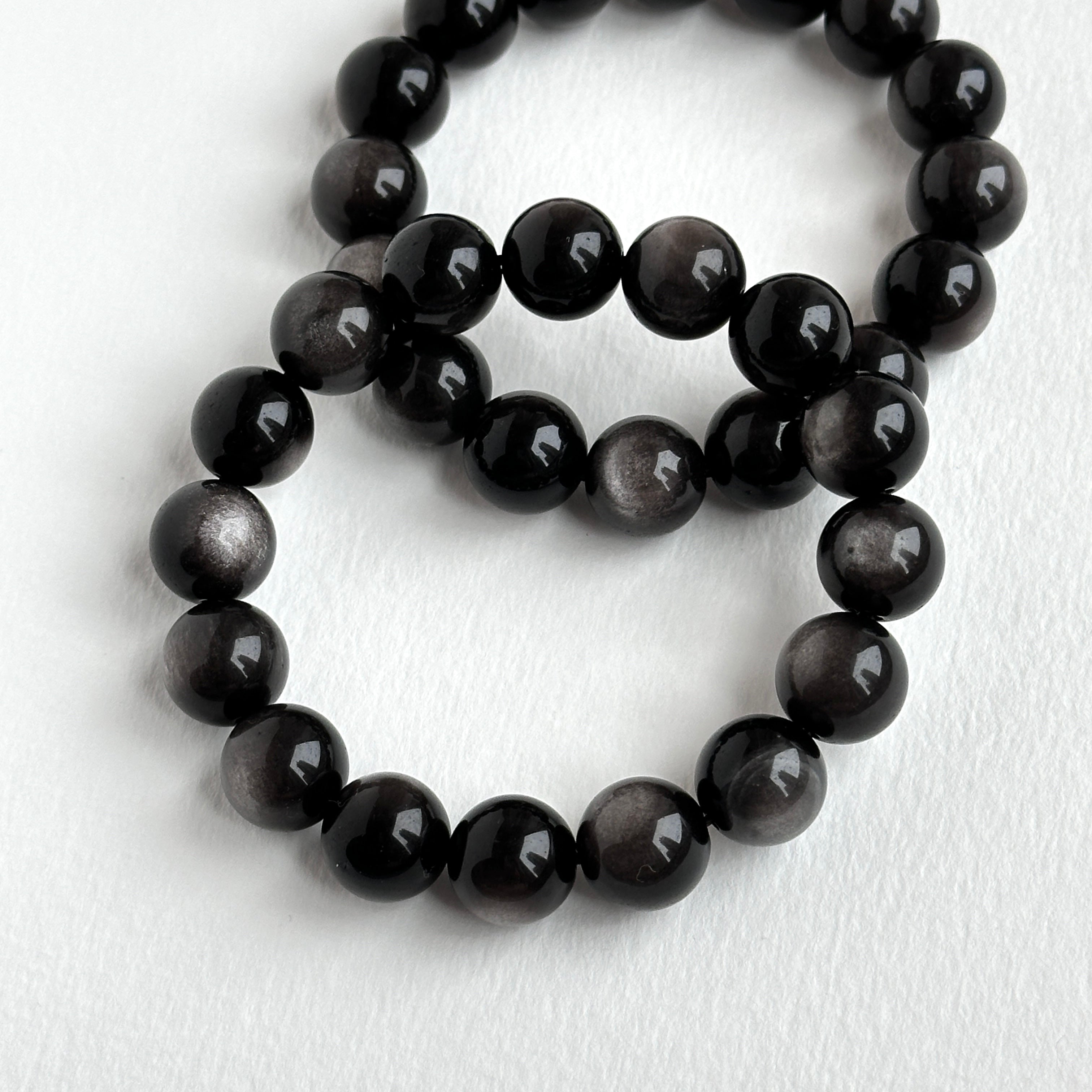 B36 銀曜石手鏈手串