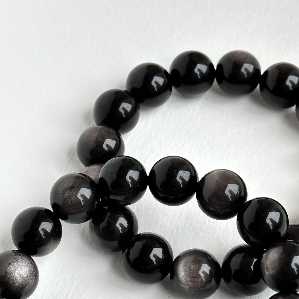 B36 銀曜石手鏈手串