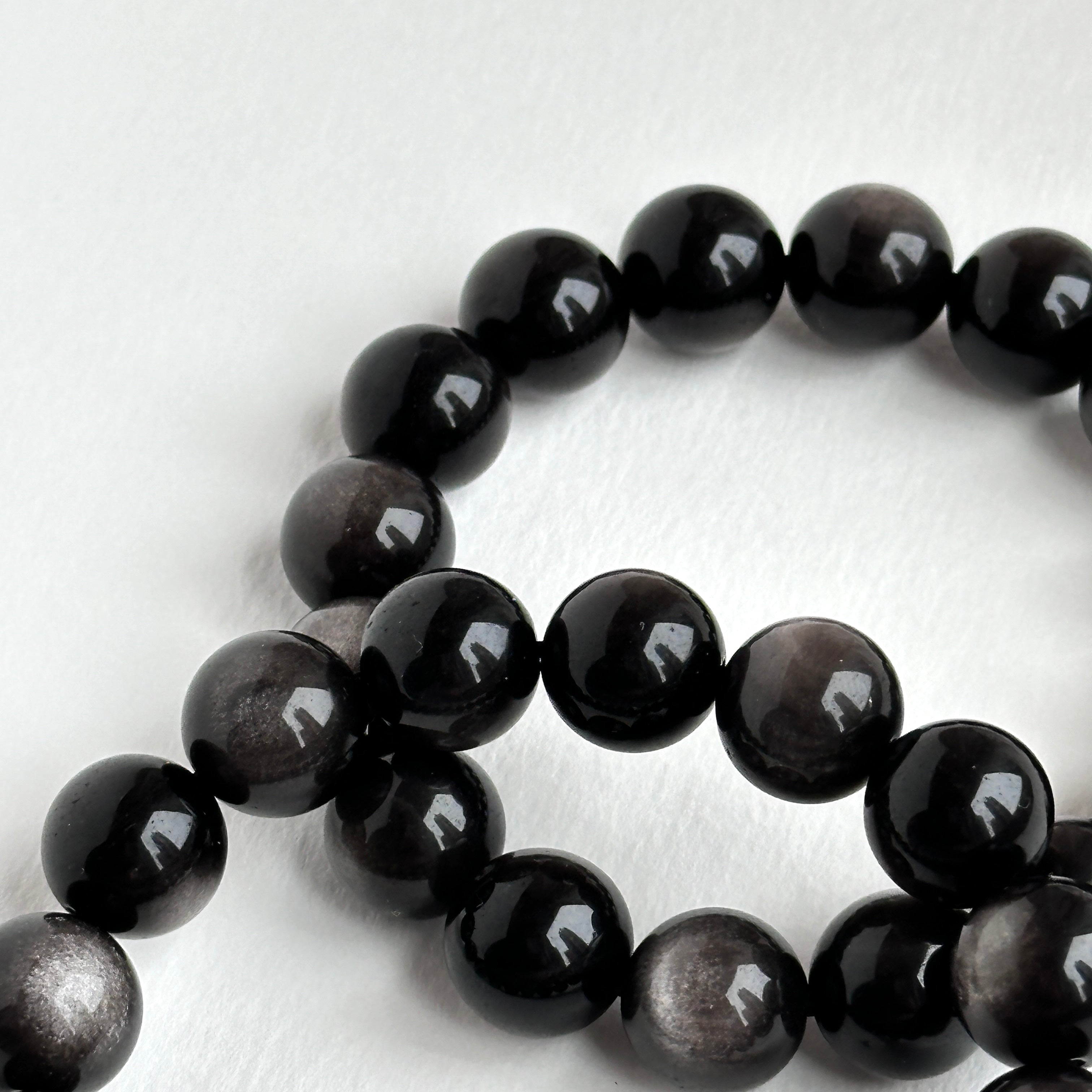 B36 銀曜石手鏈手串