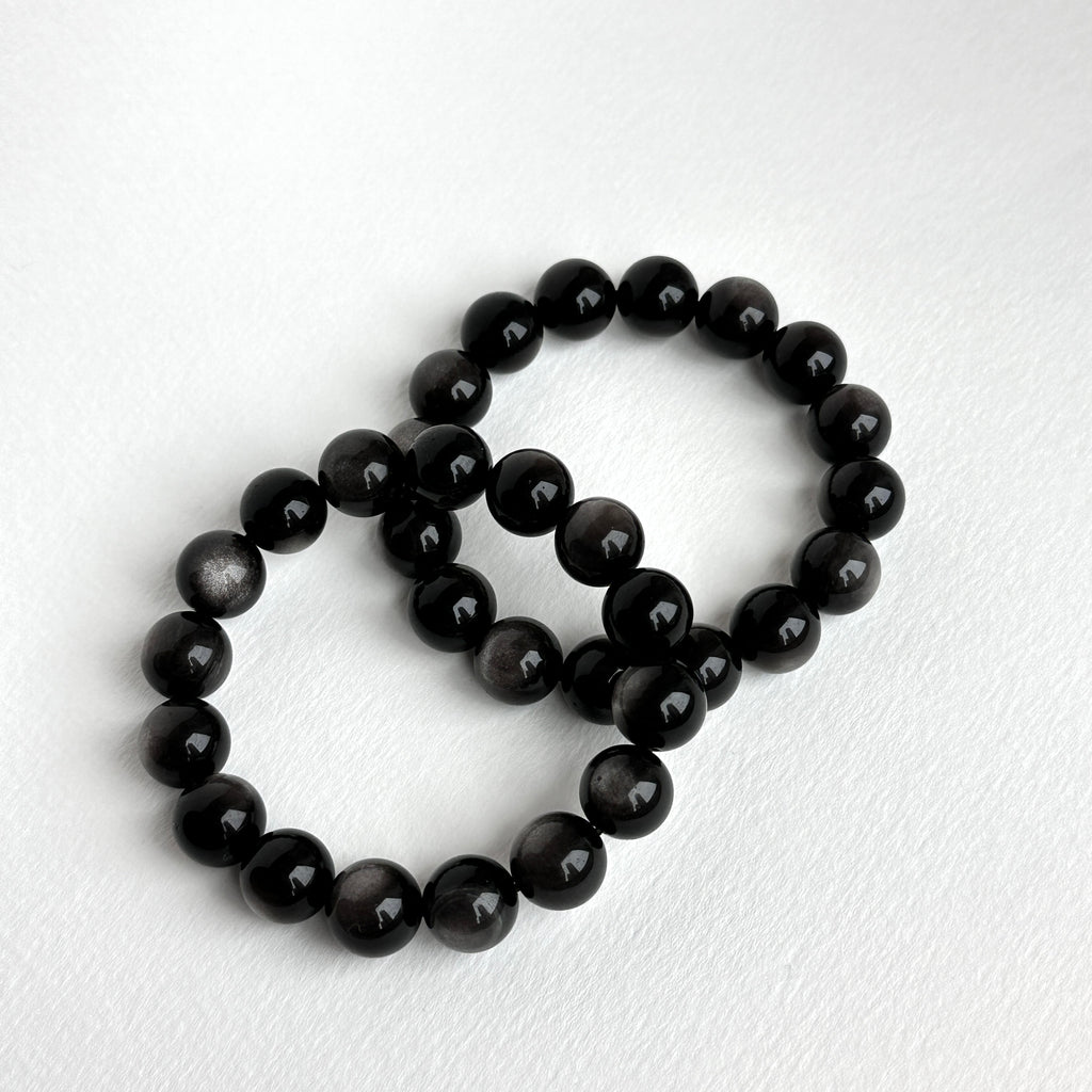 B36 銀曜石手鏈手串