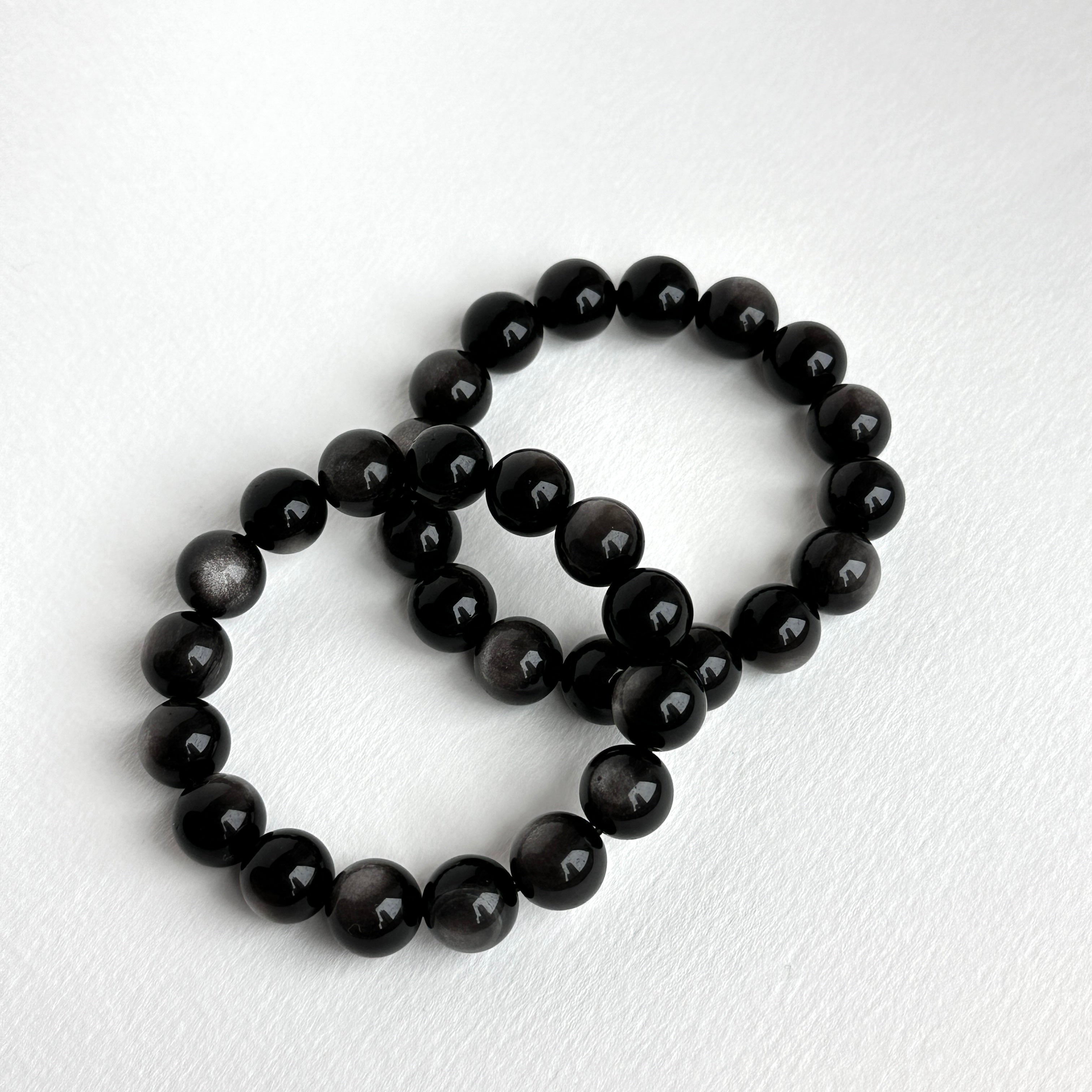 B36 銀曜石手鏈手串