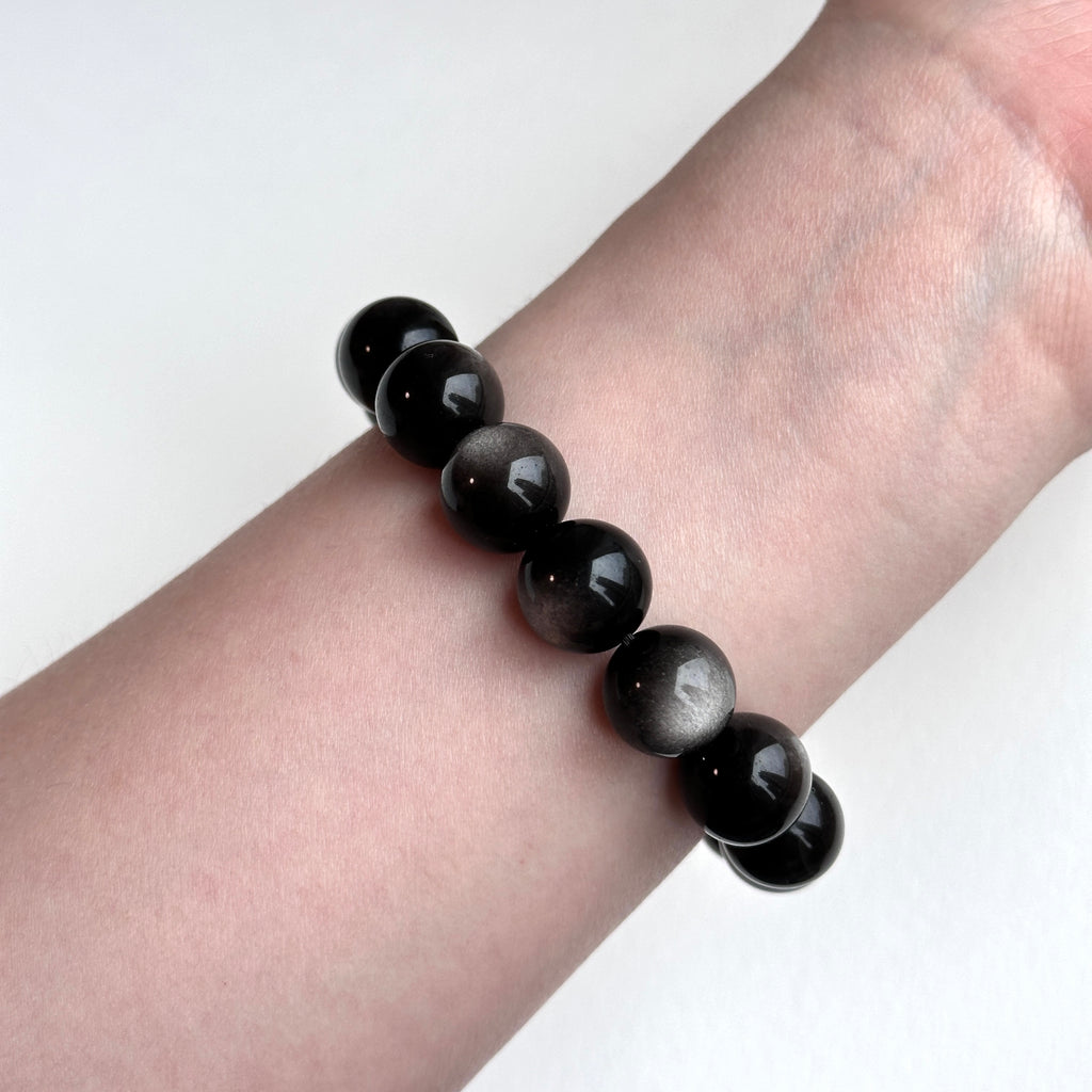 B36 銀曜石手鏈手串