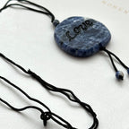 N51 [Self-Clarification] Blue Lace Blessing Stone Necklace