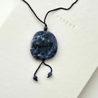 N51 [Self-Clarification] Blue Lace Blessing Stone Necklace