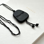 N74 [Calm] Black Stone | Blessing Stone | Necklace