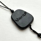N74 [Calm] Black Stone | Blessing Stone | Necklace